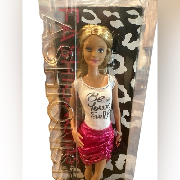 Mattel 2014 Barbie Fashionistas Be Your Self Doll Blonde Hair Blue Eyes - Picture 2 of 10